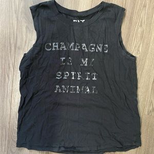 “Champagne is my Spirit Animal” Muscle Tank